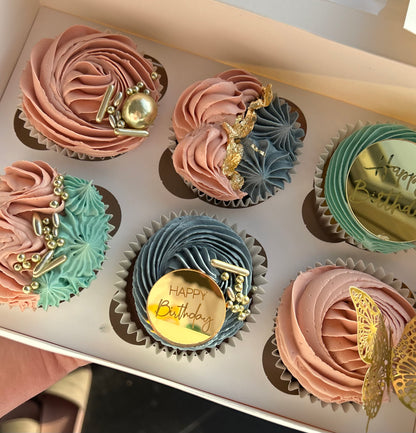 6  Custom Cupcakes